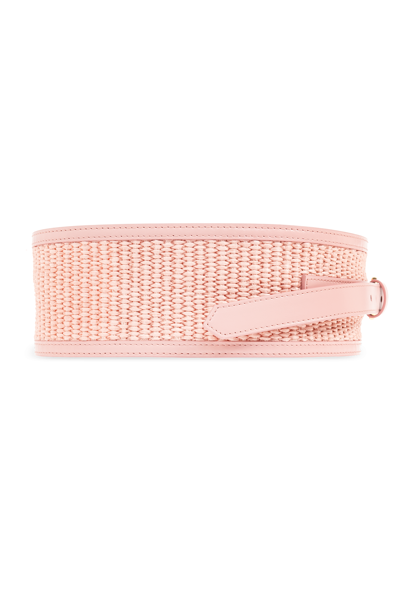 Marni circular brooch | Pink Woven waist belt Marni